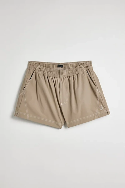 Shop Standard Cloth Ryder 3" Nylon Short In Light Grey, Men's At Urban Outfitters