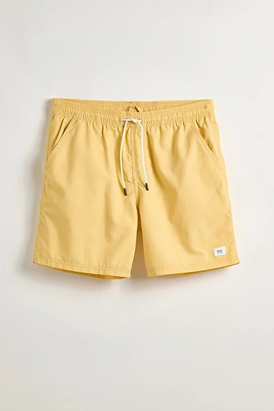Shop Katin Poolside Volley Short In Yellow, Men's At Urban Outfitters In Sky