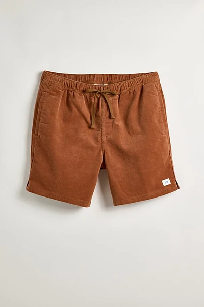 Shop Katin Cord Local Short In Brown, Men's At Urban Outfitters