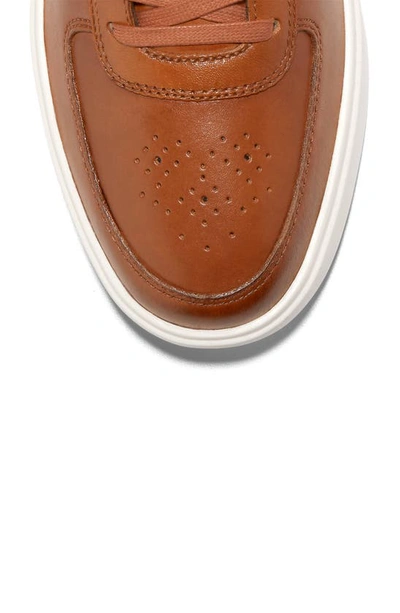 Shop Cole Haan Grand Crosscourt Transition Sneaker In British Tan/ Ivory