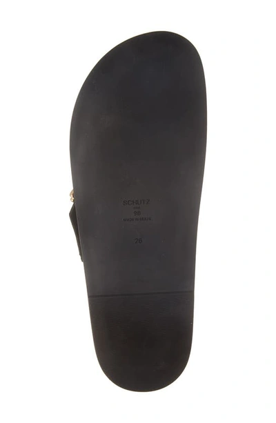 Shop Schutz Enola Slide Sandal In Black