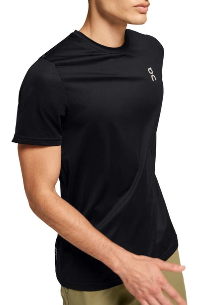 Shop On Core-t Running T-shirt In Black