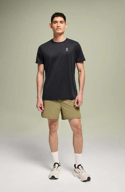 Shop On Core-t Running T-shirt In Black