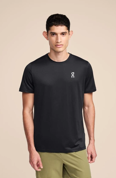 Shop On Core-t Running T-shirt In Black