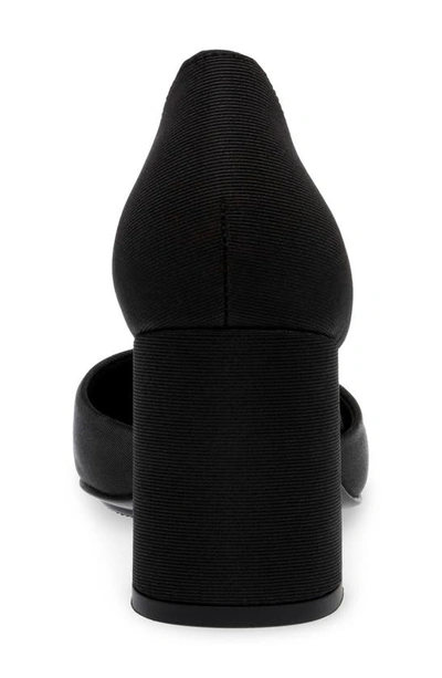Shop Anne Klein Baylie T-strap Pump In Black Fabric