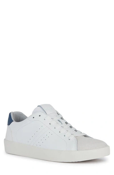 Shop Geox Affile Sneaker In White/blue