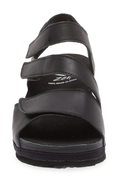 Shop On Foot 206 Austin Platform Sandal In Black