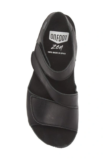 On Foot 206 Austin Platform Sandal In Black