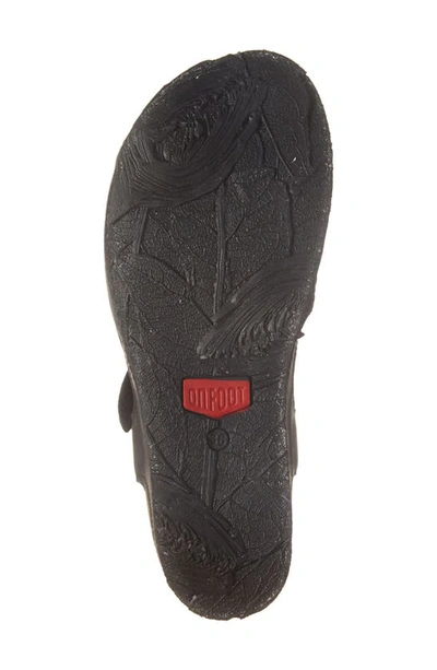 On Foot 206 Austin Platform Sandal In Black
