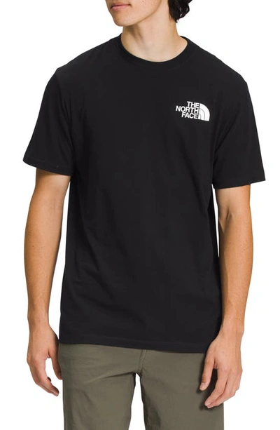 Shop The North Face Box Logo Graphic T-shirt In Tnf Black/ Tnf White
