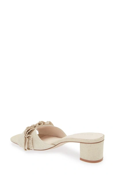 Shop Koko + Palenki Leana Slide Sandal In Linen