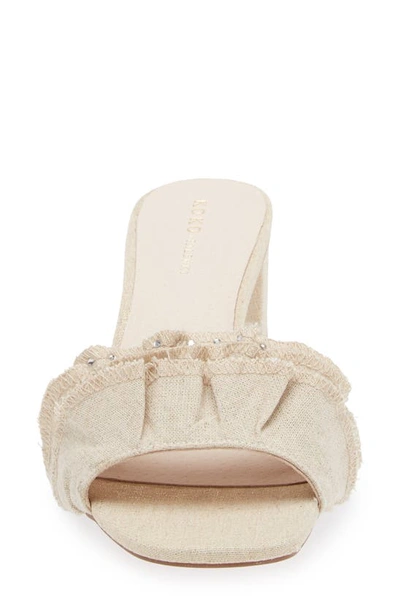 Koko + Palenki Leana Slide Sandal In Linen