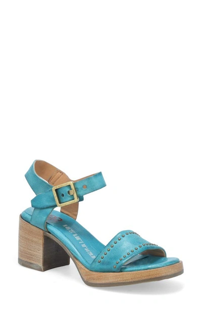 Shop As98 Arvin Block Heel Sandal In Emerald