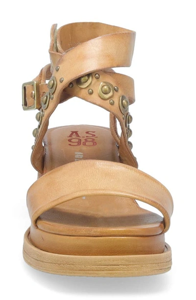 Shop As98 Larkie Platform Wedge Sandal In Camel