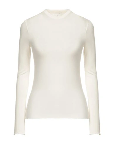 Shop Eleventy Woman T-shirt Ivory Size Xxs Lyocell, Elastane In White