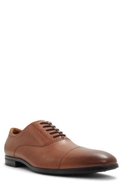 Shop Aldo Stan Cap Toe Oxford In Cognac