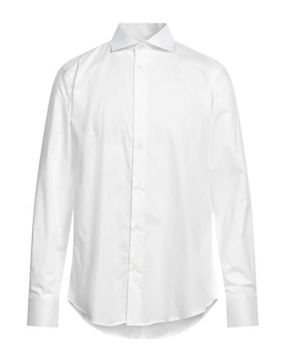Liu •jo Man Man Shirt White Size 17 Cotton In White