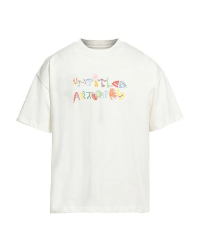 Shop Untitled Artworks Man T-shirt White Size Xl Cotton