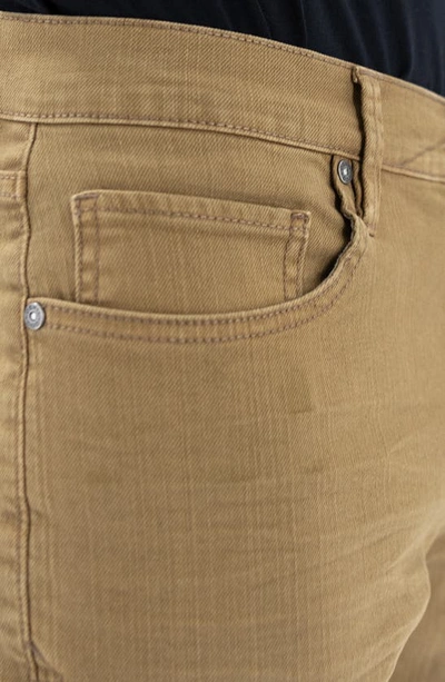 Shop Devil-dog Dungarees Slim Fit Jeans In Med Beige/ Khaki