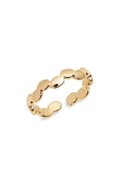 Shop Miju Breakers Open Ring In Gold