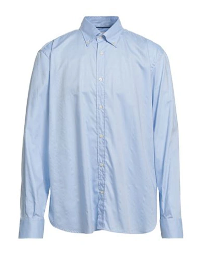 Shop Brooksfield Man Shirt Sky Blue Size 17 ¾ Cotton