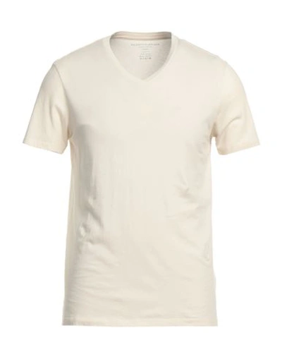 Shop Majestic Filatures Man T-shirt Cream Size M Cotton In White
