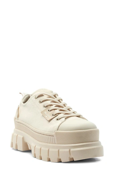 Shop Palladium Revolt Lo Tx Platform Sneaker In Sand