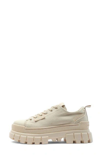 Palladium Revolt Lo Tx Platform Sneaker In Sand