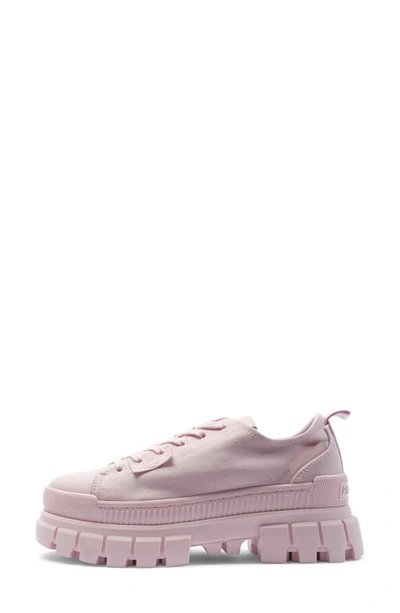 Shop Palladium Revolt Lo Tx Platform Sneaker In Misty Pink