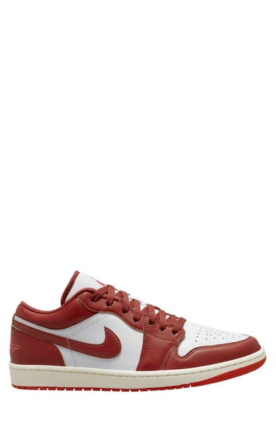 Shop Jordan Air  1 Low Se Sneaker In White/ Dune Red/ Lobster