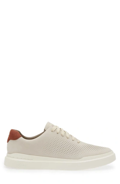 Shop Cole Haan Grandpro Rally Sneaker In Silver Lining/ Ivory