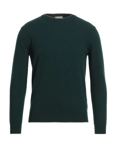 Shop Altea Man Sweater Emerald Green Size S Virgin Wool