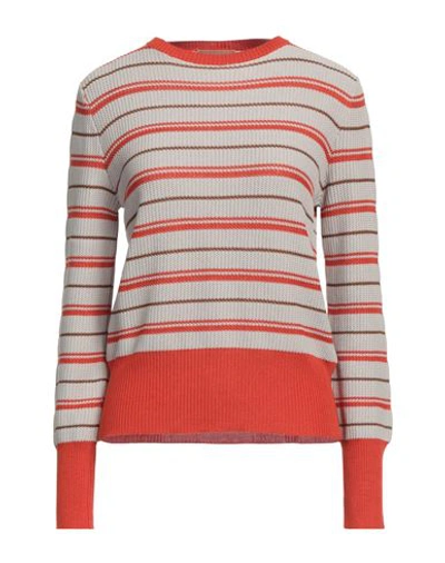 Shop Drumohr Woman Sweater Light Grey Size S Cotton, Silk
