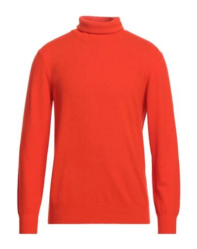 Shop Altea Man Turtleneck Tomato Red Size L Virgin Wool