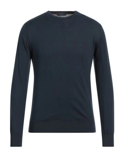 Shop Avignon Man Sweater Midnight Blue Size L Cotton