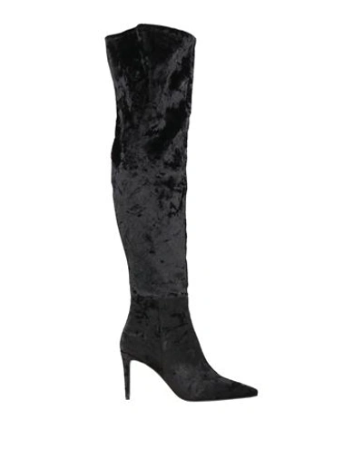 Shop Marc Ellis Woman Boot Black Size 8 Textile Fibers