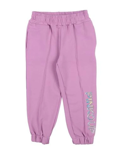 Shop Pinko Up Toddler Girl Pants Lilac Size 3 Cotton In Purple