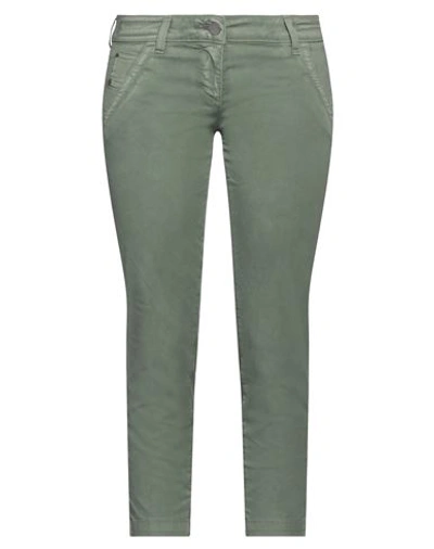 Jacob Cohёn Woman Pants Sage Green Size 27 Cotton, Lyocell, Elastane In Sage Green