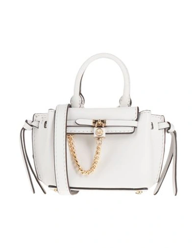 Shop Michael Michael Kors Woman Handbag White Size - Soft Leather