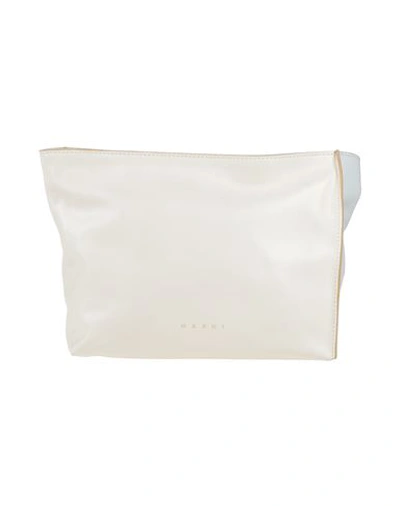 Shop Marni Woman Handbag Off White Size - Textile Fibers