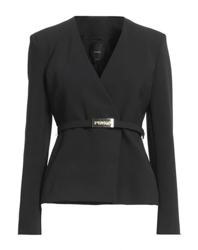 Pinko Woman Blazer Black Size 0 Polyester, Elastane In Black