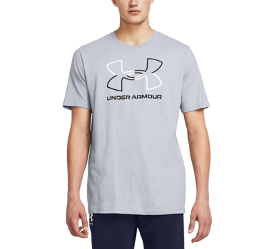 Shop Under Armour Men's Gl Foundation Logo Graphic T-shirt In Gray Heather