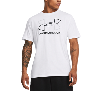 Shop Under Armour Men's Gl Foundation Logo Graphic T-shirt In White