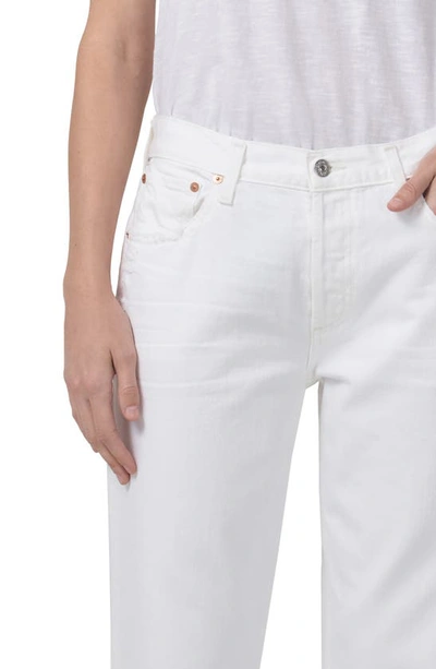 Shop Citizens Of Humanity Neve Relaxed Straight Leg Jeans In Full Moon