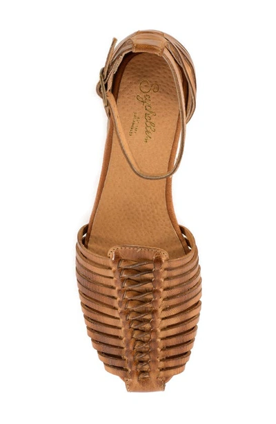 Shop Seychelles Just A Girl Ankle Strap Sandal In Cognac