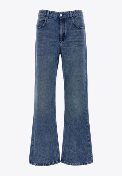 Shop Isabel Marant Belvira Flared Jeans In Blue
