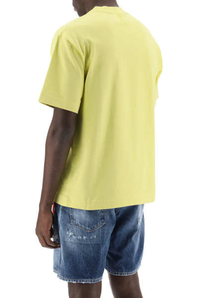 Shop Closed Crew-neck T-shirt In Primary Yellow (yellow)