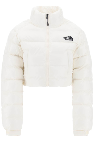 Shop The North Face Rusta 2.0? Cropped Puffer Jacket In White Dune (white)