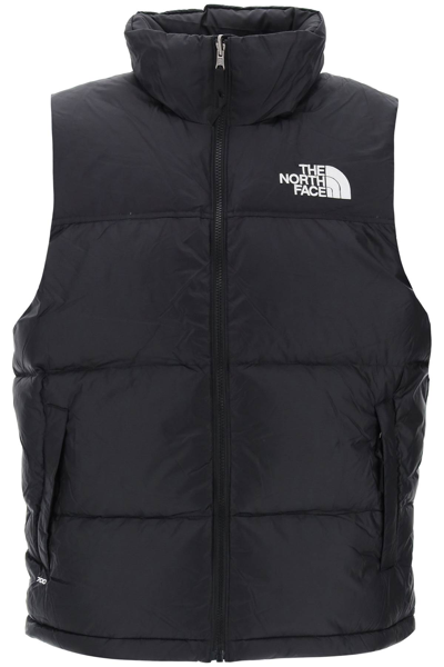 Shop The North Face 1996 Retro Nuptse Puffer Vest In R Tnf Black (black)