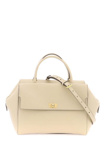 Shop Anya Hindmarch Seaton Handbag In Buff (beige)